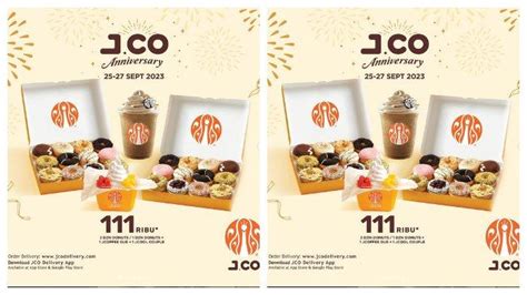 Promo J Co Anniversary Beli Lusin Donuts Cukup Bayar Rp