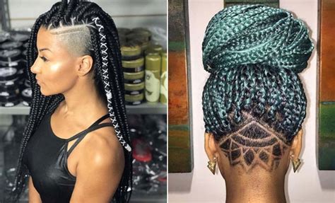 Cornrow Braids With Fade Female H2ablog