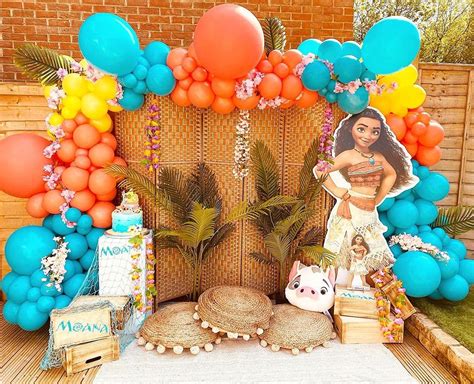 Ub Moana Theme Party Decoration Balloon Garland Set Moana Birthday