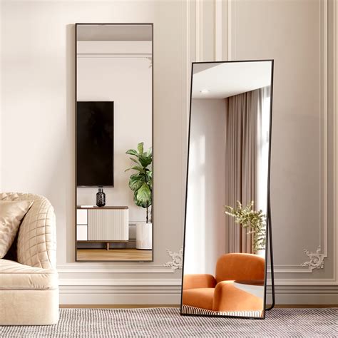 Lvsomt X Full Length Floor Mirror Free Standing Body Mirror