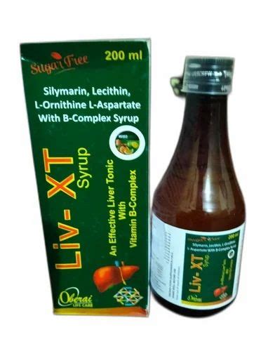 Silymarin Lecithin L Ornithine L Aspartate With B Complex Syrup Ml