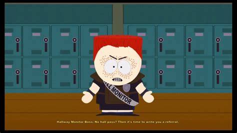 South Park The Stick Of Truth Hallway Monitor Boss Intro Youtube