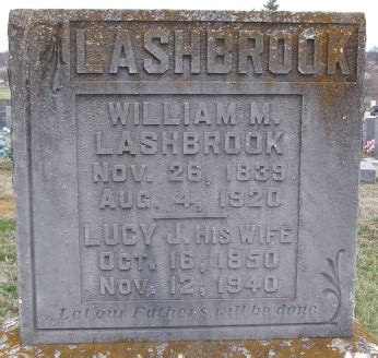 Lucy Jane Bean Lashbrook Find A Grave Memorial