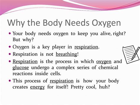 Why Do Humans Need Oxygen
