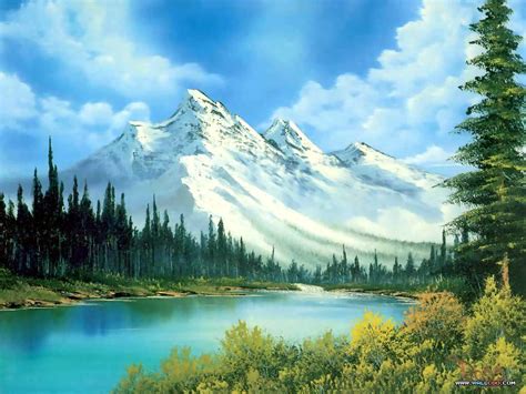 26 Bob Ross Beautiful Paintings | npicx | we share