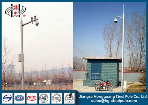 Monitor Cctv Mounting Poles Security Camera Pole For Security Q