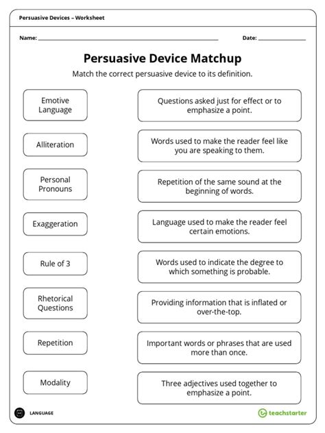 Persuasive Writing Worksheet Pdf Worksheets Library