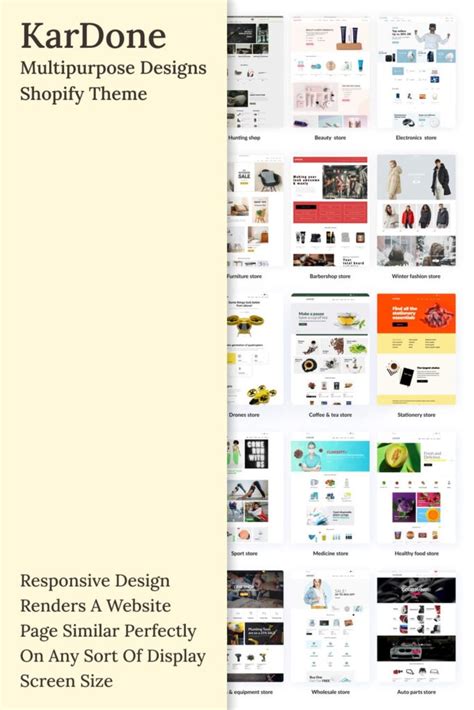 Kardone Multipurpose Designs Shopify Theme Masterbundles