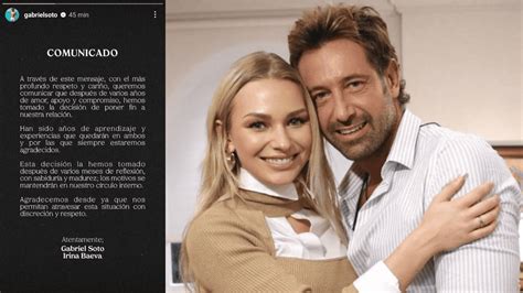 Gabriel Soto e Irina Baeva terminan su relación