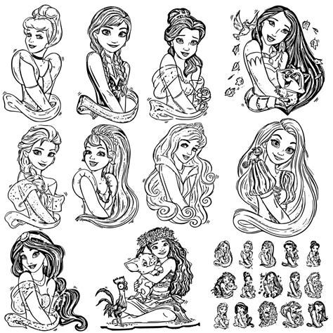 Princess Coloring Pages Free Printable Princess Coloring Sheets