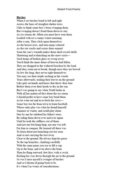 Robert Frost Poems Pdf
