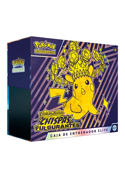 Caja Entrenador Elite Surging Sparks Esp Gato Arcano Juegos De Mesa