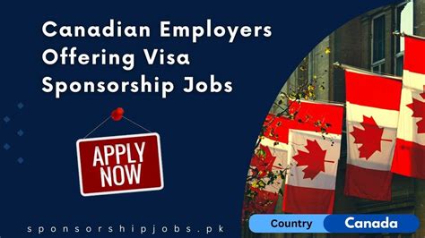 Canadian Employers Offering Visa Sponsorship Jobs 2025