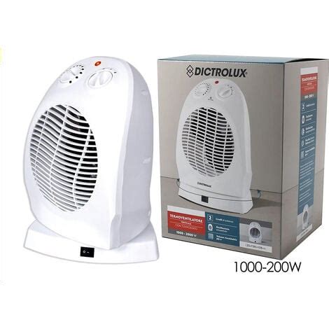 Termoventilatore Verticale Bianco Per Arredo Da Casa Caldo Bagno W