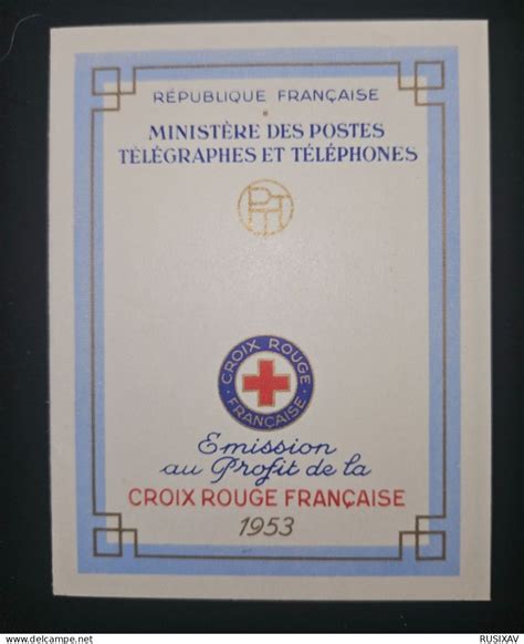 Croix Rouge Carnet de timbres Croix Rouge émis en 1953 neuf