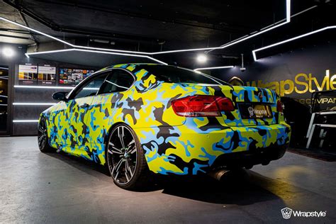 Bmw E Camo Wrap Wrapstyle