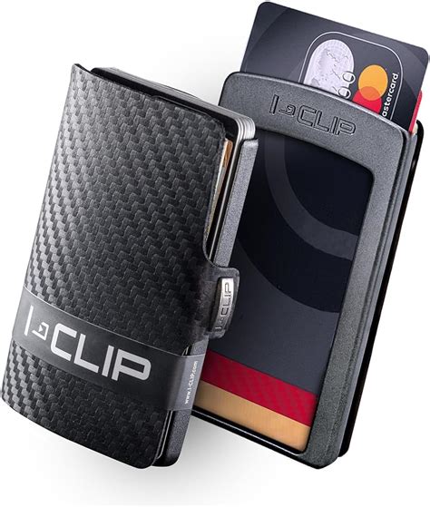 I CLIP Original Mini Wallet Mit Geldklammer Slim Wallet Leder