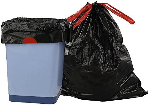 Amazon Feisco 3 Gallon Black Trash Bag Small Drawstring Garbage