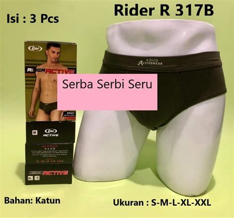 Jual Underwear Rider Celana Dalam Pria Rider R B Isi Pcs Di