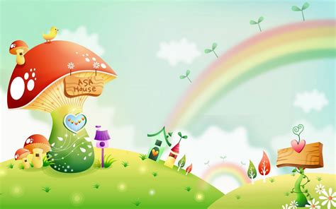 Gambar Dunia Kartun Fantasi yang Cantik-Cantik - Planet Wallpapers