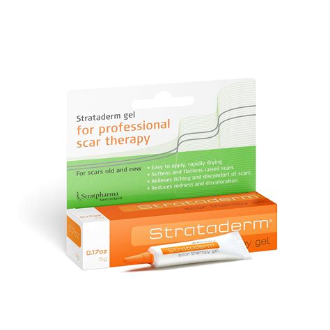 Strataderm Professional Scar Therapy Gel For Old New Scars From