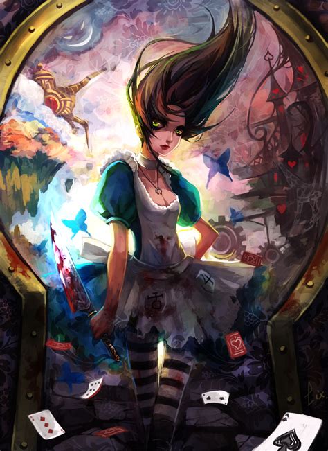 Safebooru Alice Madness Returns Alice Wonderland Alice In Wonderland American Mcgees Alice