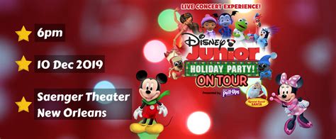 Disney Junior Holiday Party! Tickets | 10th December | Saenger Theatre ...