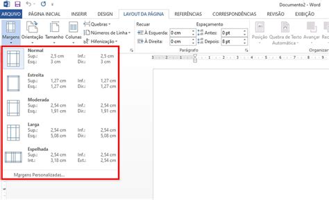 Como Colocar Margem No Word