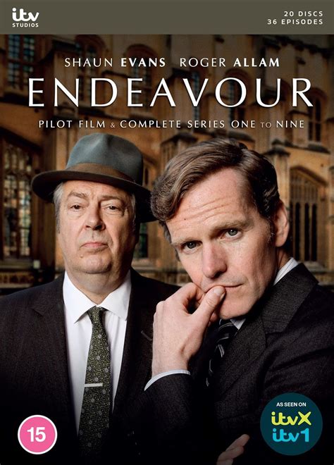 Endeavour Series 1 9 [dvd] Uk Shaun Evans Roger Allam