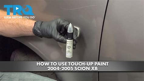 How To Use Touch Up Paint 2004 2005 Scion Xb Youtube