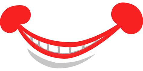 Free Vector Graphic Smile Grinning Grin Teeth Happy Free Image