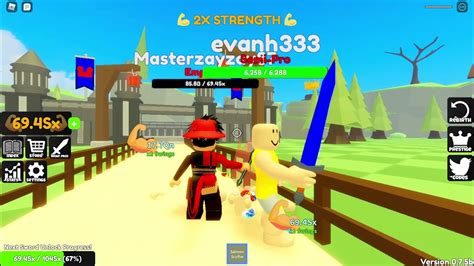 Grinding Rebirths Vibing In Weapon Masters Roblox Youtube