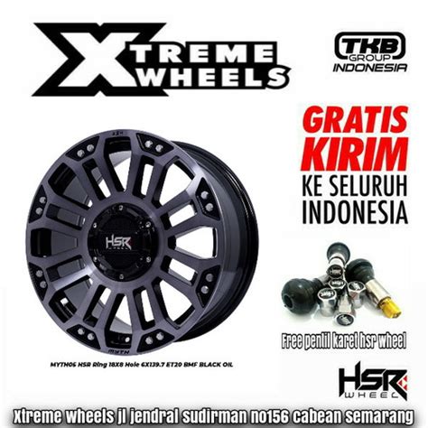 Promo Velg Mobil Original Hsr Wheel Myth Ring Lebar Pajero