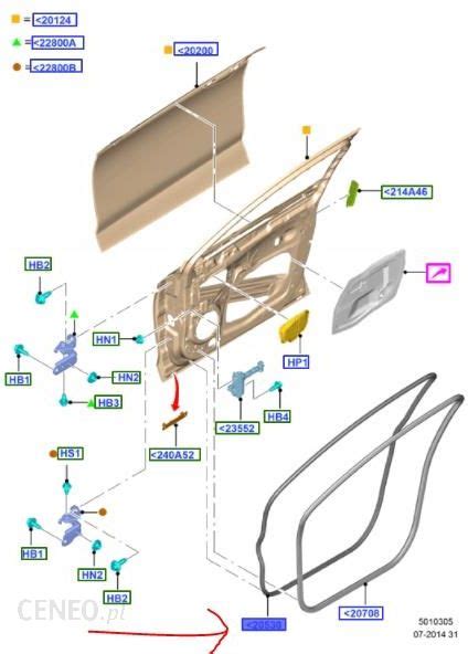 Ford Oe Uszczelka Drzwi Lewy Przód Ford Mondeo Mk5 2019 Opinie i ceny