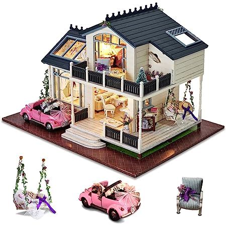 Cuteefun Diy Miniatur Puppenhaus Kit Zum Bau Miniatur Loft Haus Mit