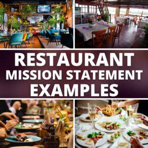 30+ Restaurant mission statement examples