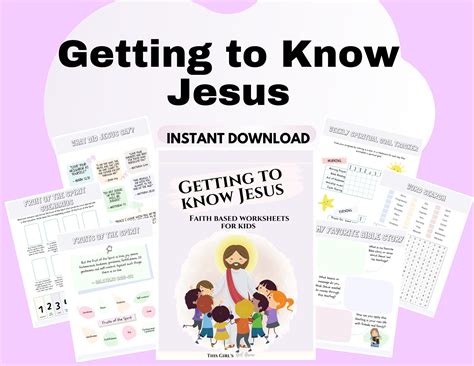 Religious Learning Printables Kids Fun Educational Activities Christian