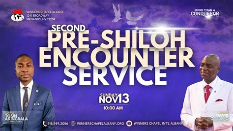 Winners Chapel Int L Albany Pre Shiloh Encounter Service YouTube