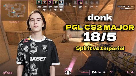 CS2 POV Spirit Donk 18 5 Vs Imperial Mirage PGL CS2 Major