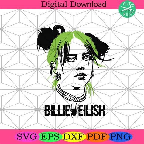 Billie Eilish Svg Trending Svg Pop Star Svg Singer Svg Https