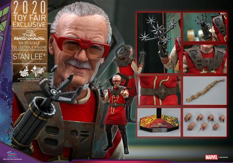 Hot Toys Convention Exclusive Iron Man Stan Lee Spider Man And Whiplash Figures