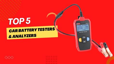 Best Car Battery Testers And Analyzers Top 5 Best Car Battery And Analyzers Youtube