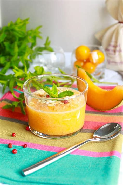 Soupe Froide Au Melon Et La Tomate Gourmandiz Be