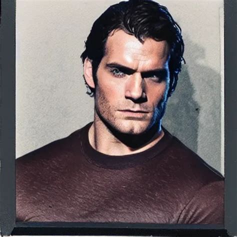 Polaroid Image Of Henry Cavill In Resident Evil Stable Diffusion