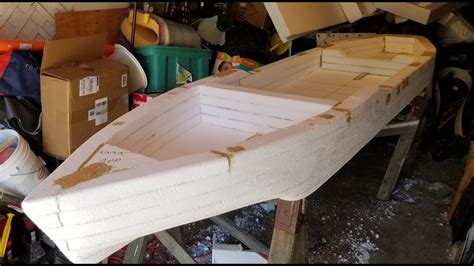 Homemade Diy 12ft Styrofoam Fishing Kayak Ep4 Youtube