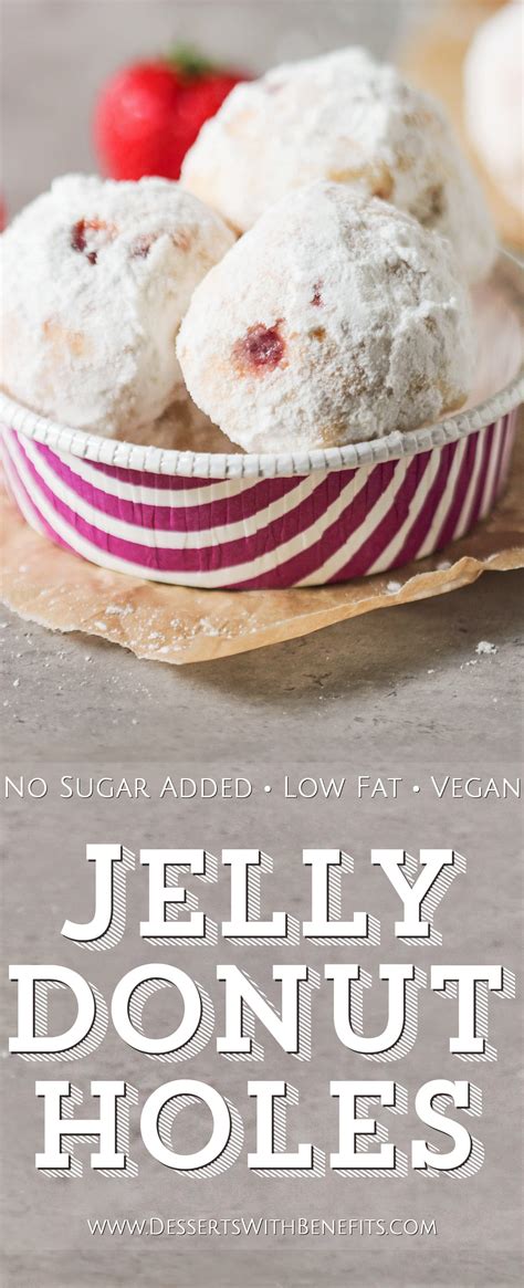 4 Ingredient Guilt Free Jelly Filled Donut Holes Recipe Baked Not Fried