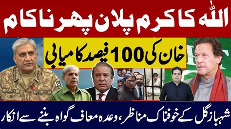 اللہ کا کرم نیوٹرل پلان پھر ناکام،خان کی 100فیصد کامیابی شہباز گل کے