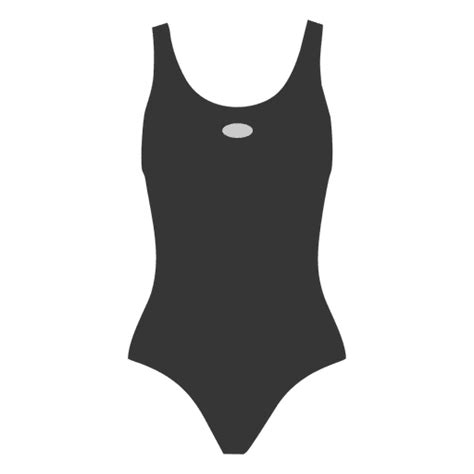 Diseño Png Y Svg De Traje De Baño De Mujer Negro Para Camisetas