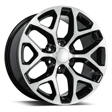 Oe Performance Machined Black Wheels