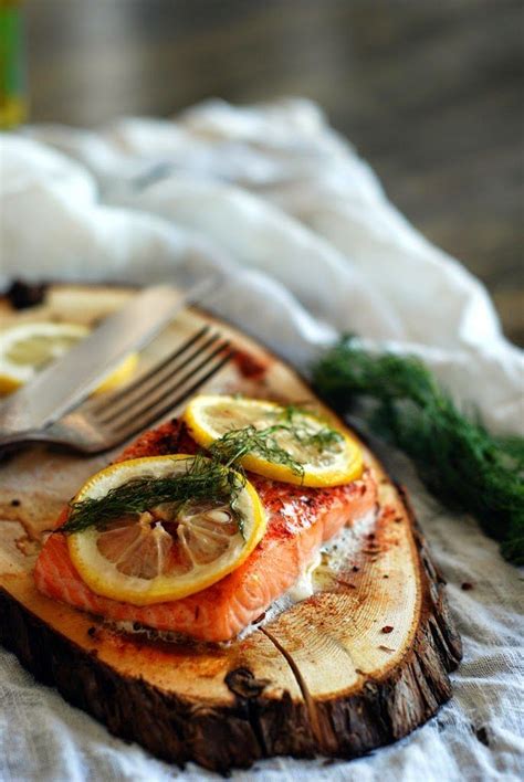 Cedar Plank Salmon With Lemon And Dill Recipe Salmon Recipes Food Seafood Recipes